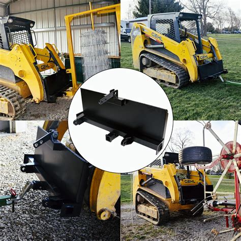 skid steer quick attachments|universal skid steer quick hitch.